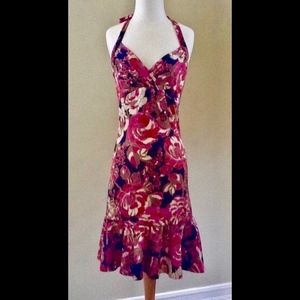 NWT Guess Floral Halter Sundress Size 5